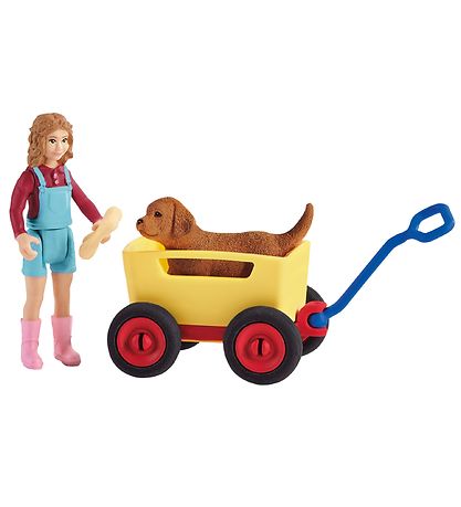 Schleich Farm World - 12 cm - Pullcart Excursion 42543