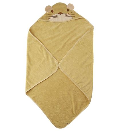 Pippi Babyhandtuch - 83x83 cm - Rattan m. Katze Pippi Babyhandtuch - 83x83 cm - Rattan m. Katze