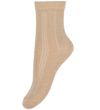 Minymo Sneaker-socken - 2er-Pack - Pale Gold/Silber Minymo Sneaker-socken - 2er-Pack - Pale Gold/Silber