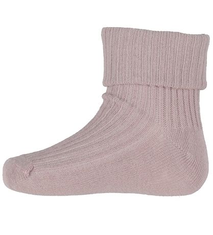 Minymo Socks- 3-pack - Rib - Rose Smoke Minymo Socks- 3-pack - Rib - Rose Smoke
