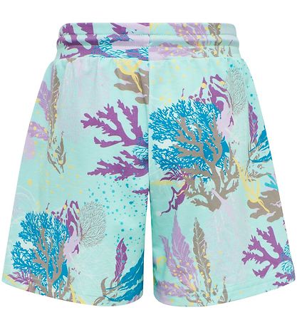 Hummel Shorts - hmlSea - Purple w. Print Hummel Shorts - hmlSea - Purple w. Print
