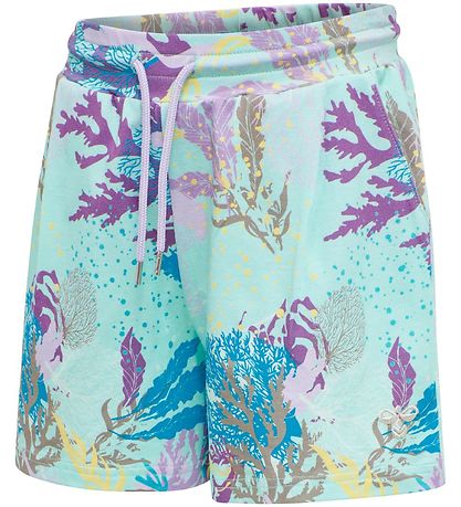 Hummel Shorts - hmlSea - Purple w. Print Hummel Shorts - hmlSea - Purple w. Print