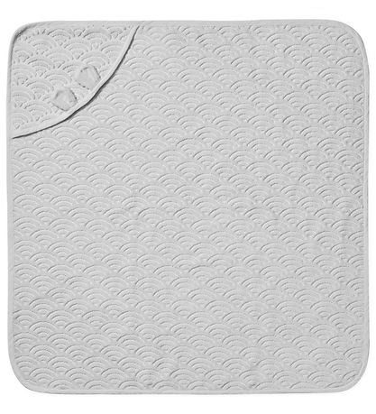 Cam Cam Baby towel - 80x80 cm - Classic+ Grey w. Ears