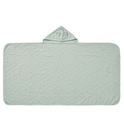 Cam Cam Baby towel - 70x130 cm - Dusty Green w. Ears