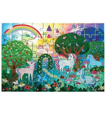 Crocodile Creek Puzzlespiel - 60 Teile - Funkelnd Unicorn Crocodile Creek Puzzlespiel - 60 Teile - Funkelnd Unicorn