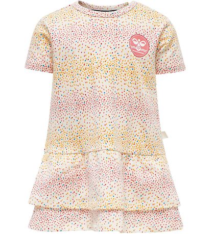 Hummel Dress - hmlAlba - White w. Dots