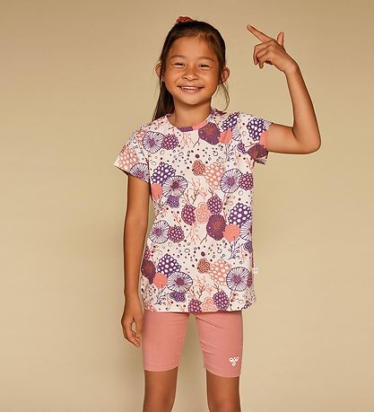 T-Shirt Hummel - hmlCoral - Blanc av. Motif T-Shirt Hummel - hmlCoral - Blanc av. Motif