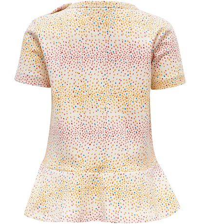 T-Shirt Hummel - hmlAlba - Blanc av. Points T-Shirt Hummel - hmlAlba - Blanc av. Points