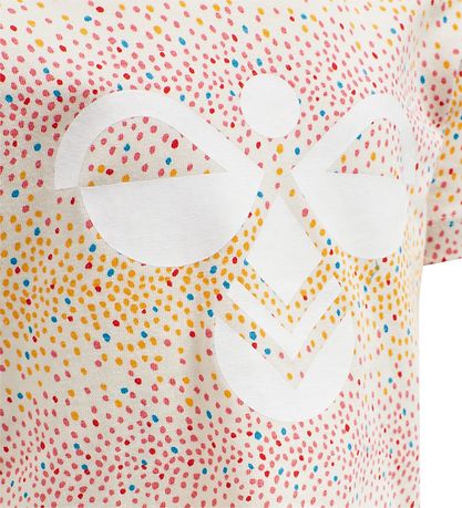 T-Shirt Hummel - hmlAlba - Blanc av. Points T-Shirt Hummel - hmlAlba - Blanc av. Points