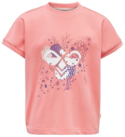 T-Shirt Hummel - hmlAtlantis - Corail av. Imprimé T-Shirt Hummel - hmlAtlantis - Corail av. Imprimé