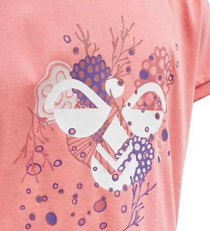 T-Shirt Hummel - hmlAtlantis - Corail av. Imprimé T-Shirt Hummel - hmlAtlantis - Corail av. Imprimé