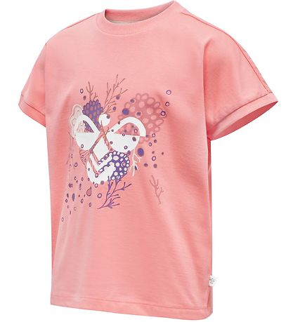 T-Shirt Hummel - hmlAtlantis - Corail av. Imprimé T-Shirt Hummel - hmlAtlantis - Corail av. Imprimé