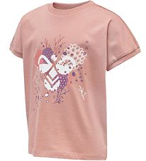 Hummel T-Shirt - hmlAtlantis - Pink m. Print Hummel T-Shirt - hmlAtlantis - Pink m. Print