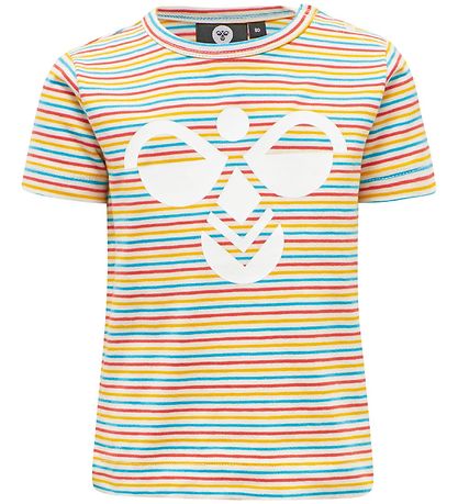 T-Shirt Hummel - hmlAlex - Blanc av. A Rayures T-Shirt Hummel - hmlAlex - Blanc av. A Rayures