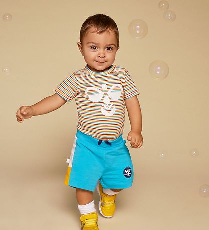 T-Shirt Hummel - hmlAlex - Blanc av. A Rayures T-Shirt Hummel - hmlAlex - Blanc av. A Rayures