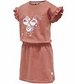 Hummel Dress - hmlPacific - Dark Rose w. Print