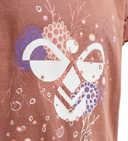 Hummel Dress - hmlPacific - Dark Rose w. Print