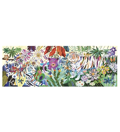 Djeco Puzzle - 1000 Pieces - Rainbow Tigers Djeco Puzzle - 1000 Pieces - Rainbow Tigers