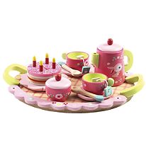 Djeco Toy - Wood - Tea Set - Rose Djeco Toy - Wood - Tea Set - Rose