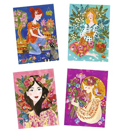 Djeco Glitter Boards - The Scent Of Flowers Djeco Glitter Boards - The Scent Of Flowers
