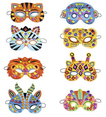 Djeco Masks - DIY - Jungle Animals Djeco Masks - DIY - Jungle Animals
