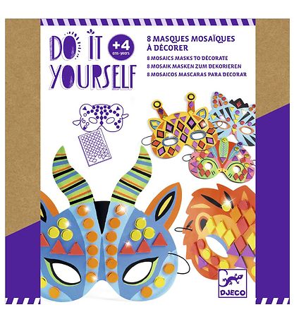 Djeco Masks - DIY - Jungle Animals Djeco Masks - DIY - Jungle Animals