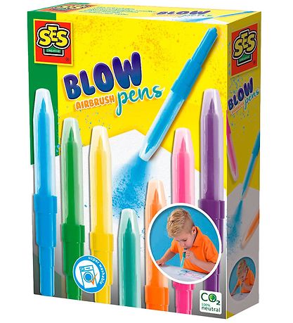 SES Creative Blow Airbrush Pens - Airbrush - 7 pcs SES Creative Blow Airbrush Pens - Airbrush - 7 pcs