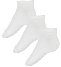 Hound Ankle Socks - 3-pack - White