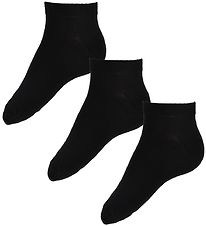 Hound Ankle Socks - 3-pack - Black