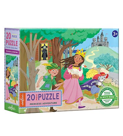 Eeboo Pussel - 20 Bitar - Prinsessa på Äventyr