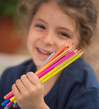 Eeboo Colouring Pencils - 12 pcs. - Fluorescent