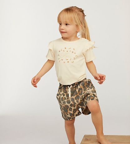 T-Shirt Petit by Sofie Schnoor - Penelope - Off White av. Fleur T-Shirt Petit by Sofie Schnoor - Penelope - Off White av. Fleur