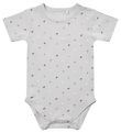 Petit by Sofie Schnoor Body k/æ - Aske - Hellblau m. Palmen