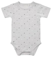 Body m/c Petit by Sofie Schnoor - Aske - Bleu Clair av. Palmiers