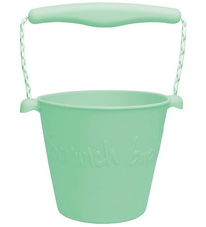 Scrunch Bucket - Silicone - 13 cm - Light Dusty Green Scrunch Bucket - Silicone - 13 cm - Light Dusty Green