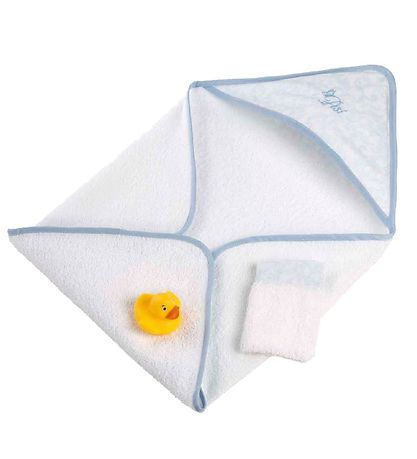Asi Nuken tarvikkeet - Huppupyyhe - 36-43 cm - Valkoinen/Vaalean Asi Nuken tarvikkeet - Huppupyyhe - 36-43 cm - Valkoinen/Vaalean