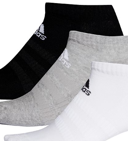 adidas Performance Ankle Socks - 3-pack - Grey Melange/Black/Whi