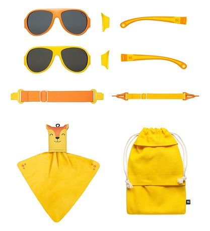 Mokki Sunglasses - Click & Change - 10 Parts - Orange Mokki Sunglasses - Click & Change - 10 Parts - Orange