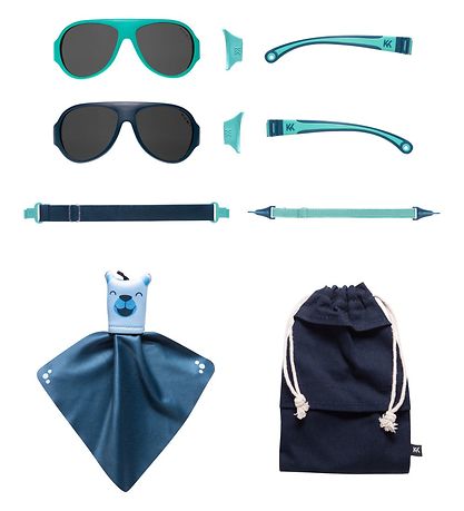 Mokki Sunglasses - Click & Change - 10 parts - Turquoise Mokki Sunglasses - Click & Change - 10 parts - Turquoise
