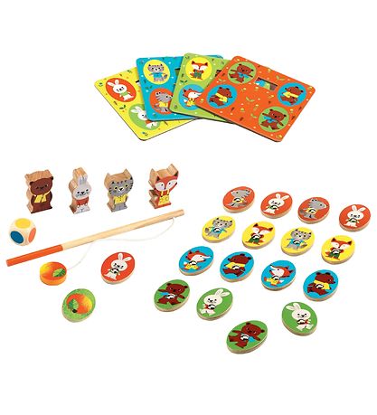 Djeco Games - 4-in-1 - Ludo Wood