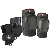 Triple Eight Schutzset - Derby - 3er-Pack - Schwarz Triple Eight Schutzset - Derby - 3er-Pack - Schwarz
