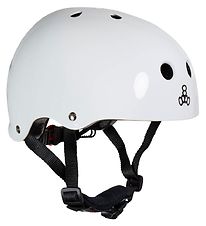 Triple Eight Fahrradhelm - Lil 8 - White glänzend Triple Eight Fahrradhelm - Lil 8 - White glänzend