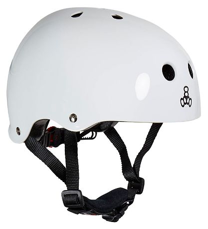 Triple Eight Helmet - Lil 8 - White Glossy Triple Eight Helmet - Lil 8 - White Glossy