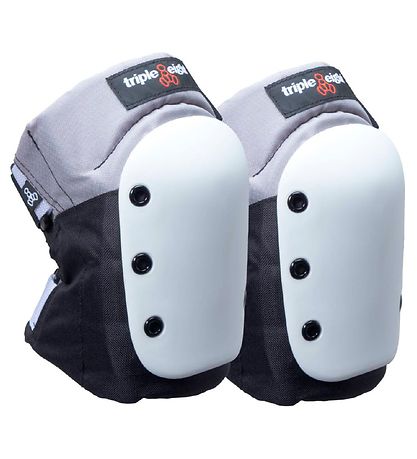 Triple Eight Knee Pads - Street Knee - Black/White Triple Eight Knee Pads - Street Knee - Black/White