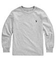 Polo Ralph Lauren Long Sleeve Top - Core Replen - Grey Melange