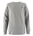 Polo Ralph Lauren Bluse - Core Replen - Graumeliert meliert