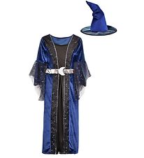 Den Goda Fen Costume - Witch w. Witch Hat - Navy/Black Den Goda Fen Costume - Witch w. Witch Hat - Navy/Black