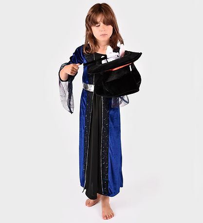Den Goda Fen Costume - Witch w. Witch Hat - Navy/Black