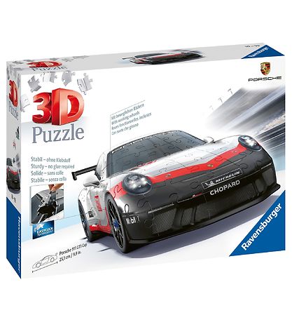 Ravensburger Puzzle - 136 Pieces - 3D - Porsche GT3 Cup Ravensburger Puzzle - 136 Pieces - 3D - Porsche GT3 Cup