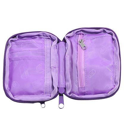 LEGO® Wallet - Friends - Hearts - Purple w. Glitter LEGO® Wallet - Friends - Hearts - Purple w. Glitter